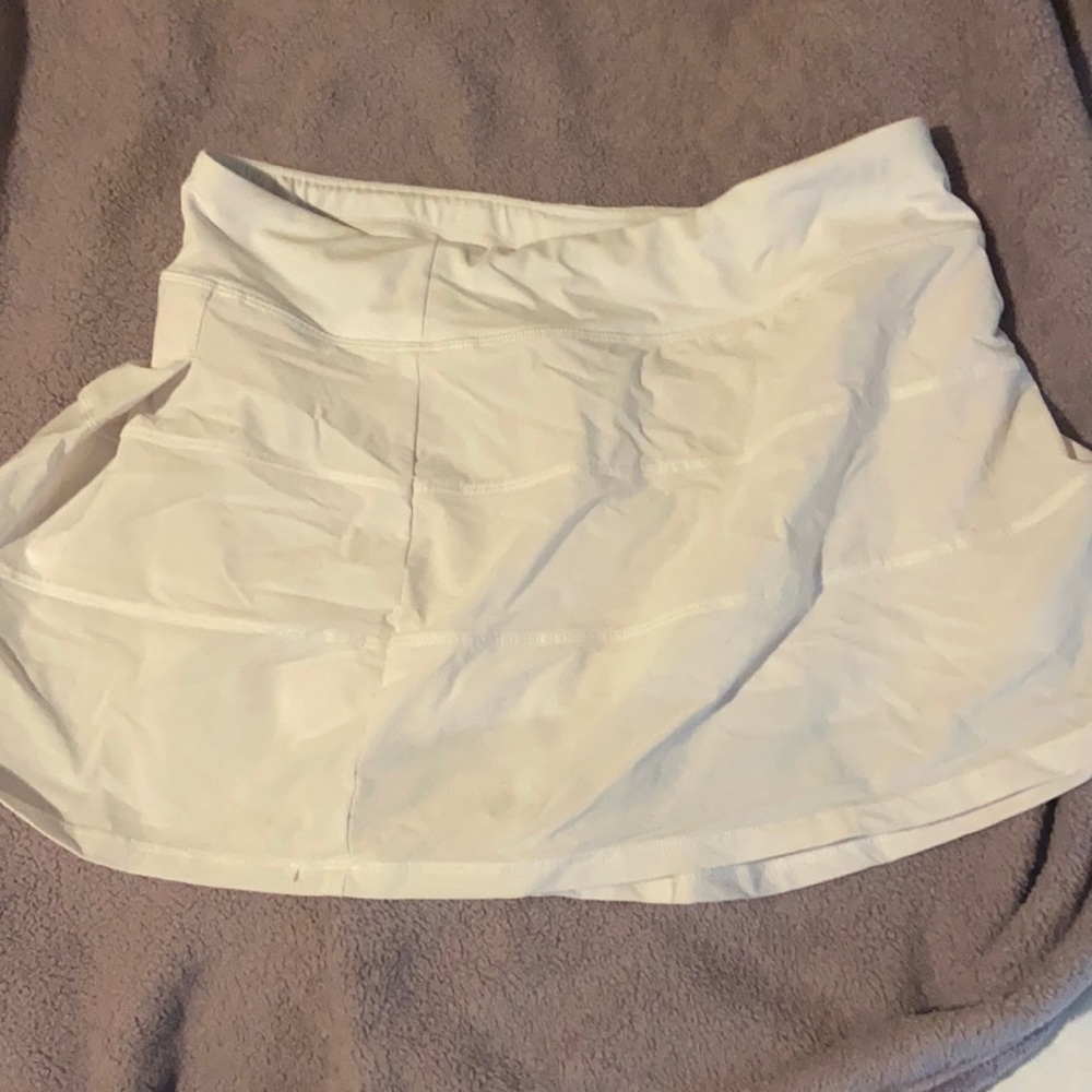 White Skort